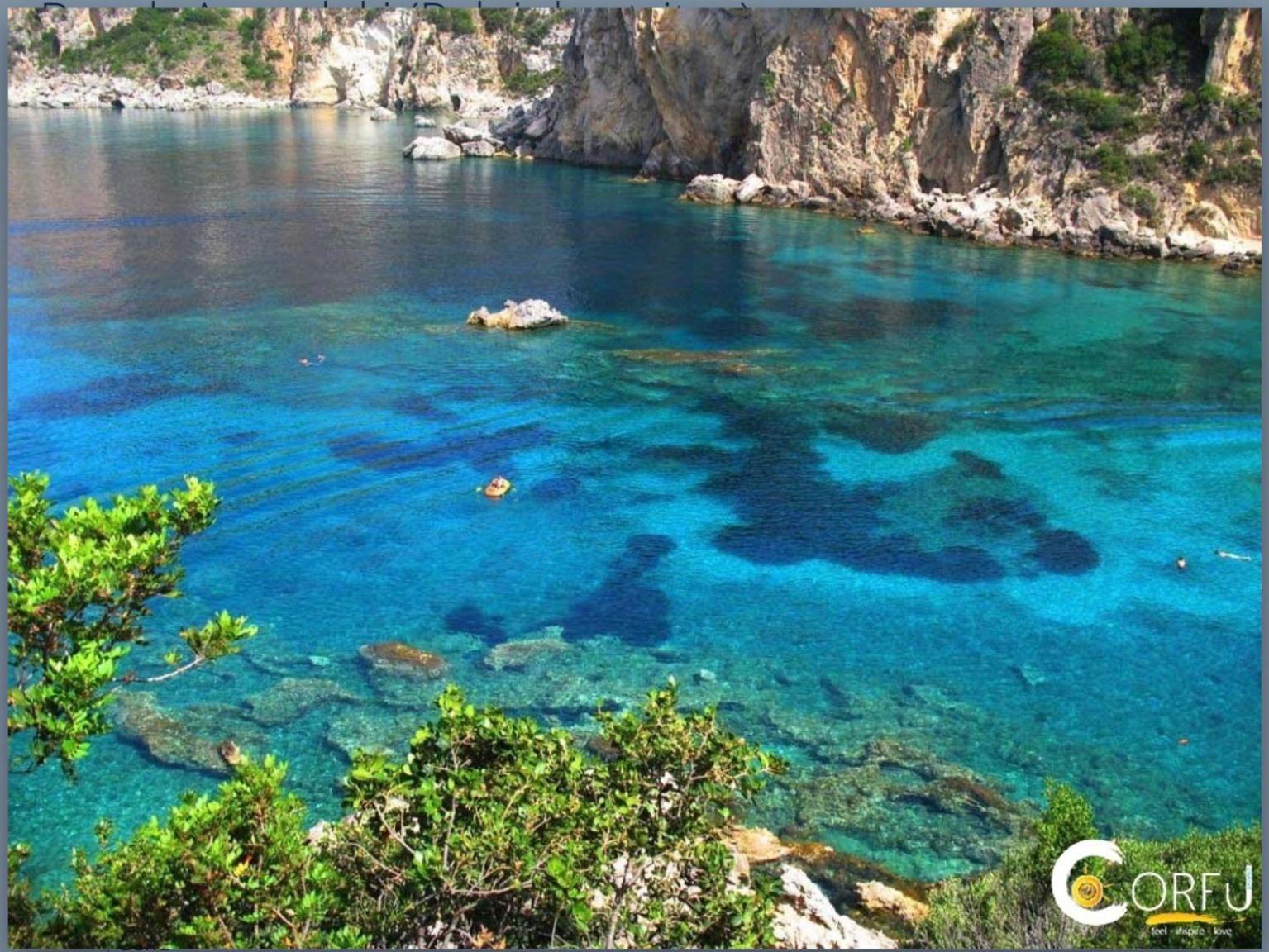 Villa Ampelaki "30 Meters To Beach" Paleokastritsa Eksteriør billede